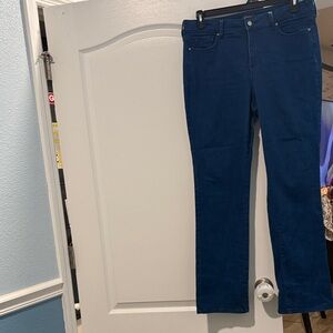 NYDJ Deep Blue Straight Leg Jeans